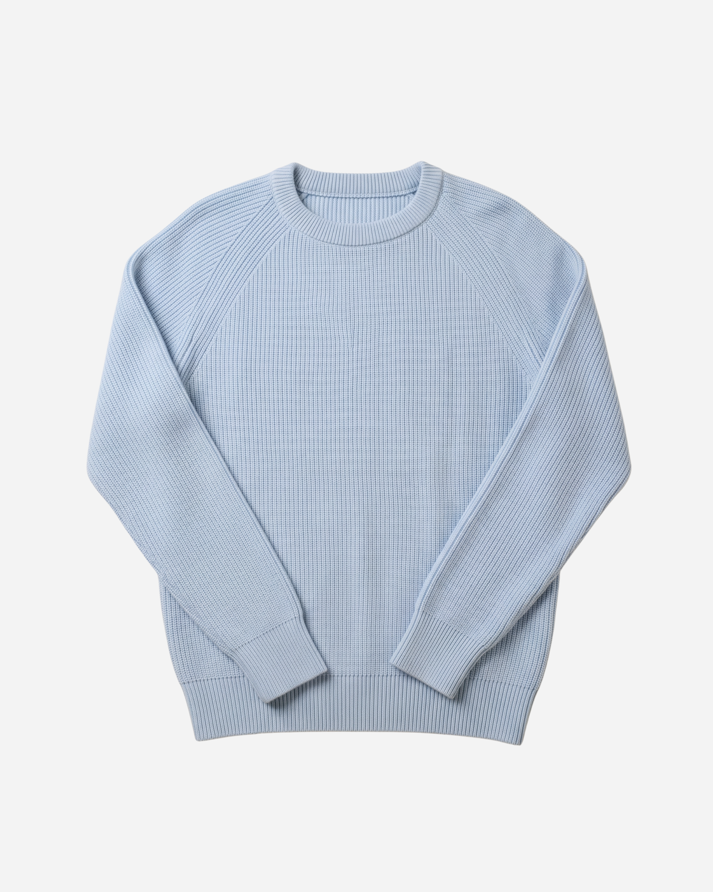 Ribbed Sweater - Heather Sky