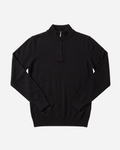 Quarter Half-Zip - Black