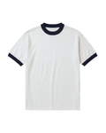 Knit Ringer T-Shirt – White