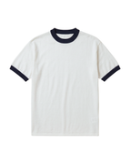 Knit Ringer T-Shirt – White