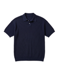Knit Ribbed T-Shirt – Navy