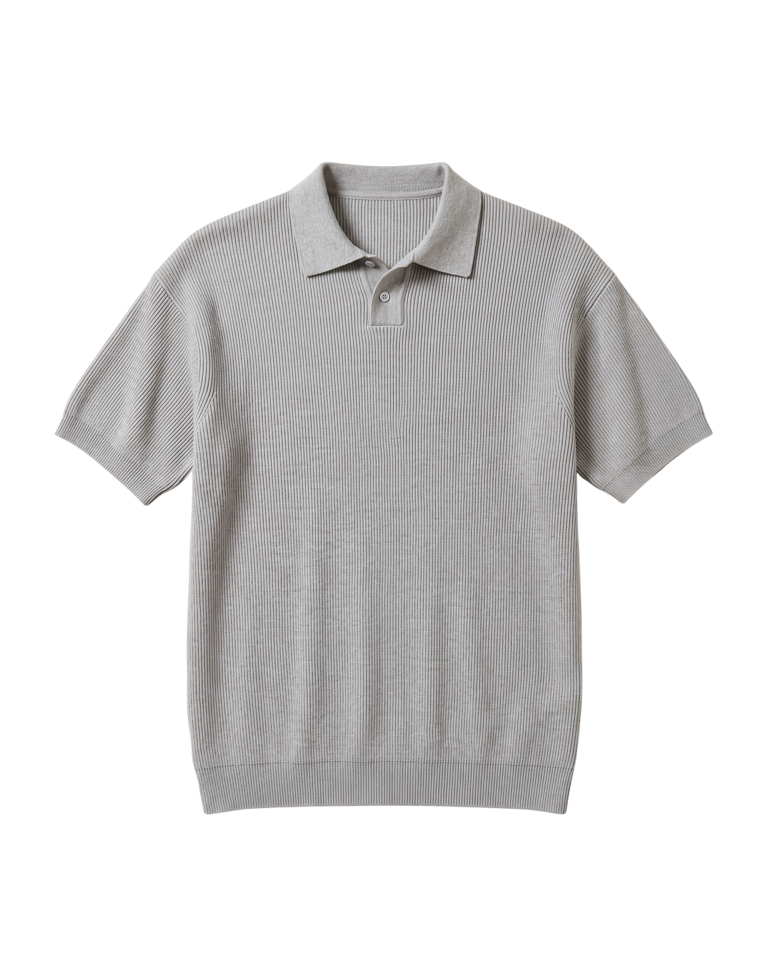 Knit Ribbed T-Shirt