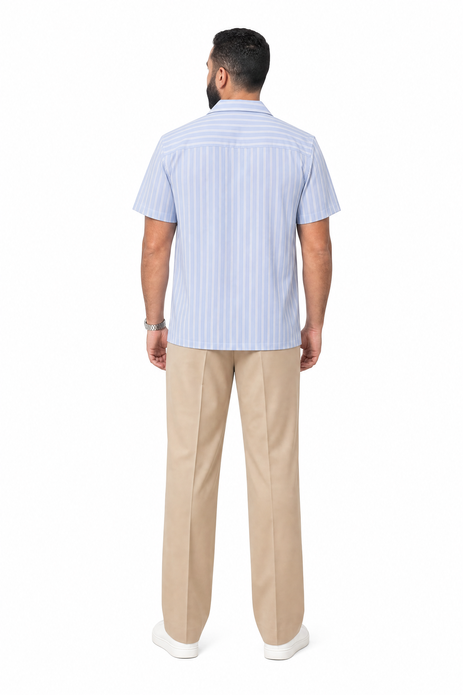Camp Shirt - Blue Striped