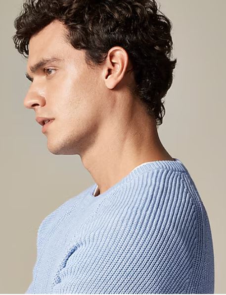 Cotton Ribbed Sweater
