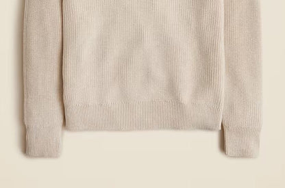 Cotton Ribbed Sweater