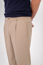 Beige Tailored Trousers