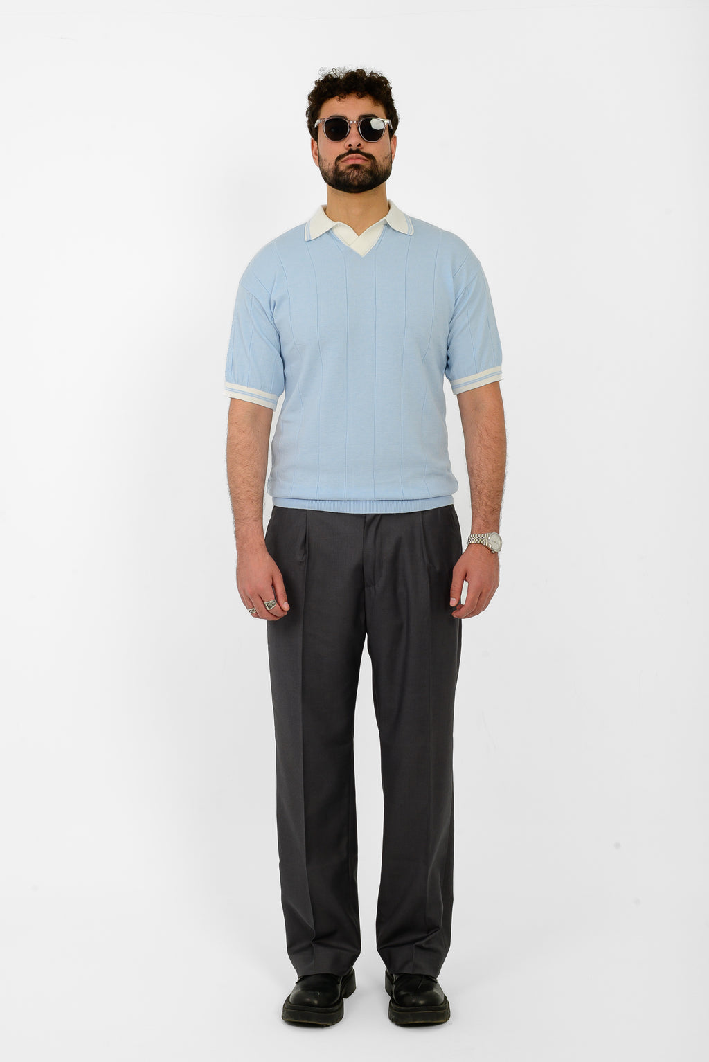 Gray Tailored Trousers