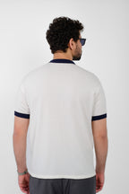 Knit Ringer T-Shirt – White