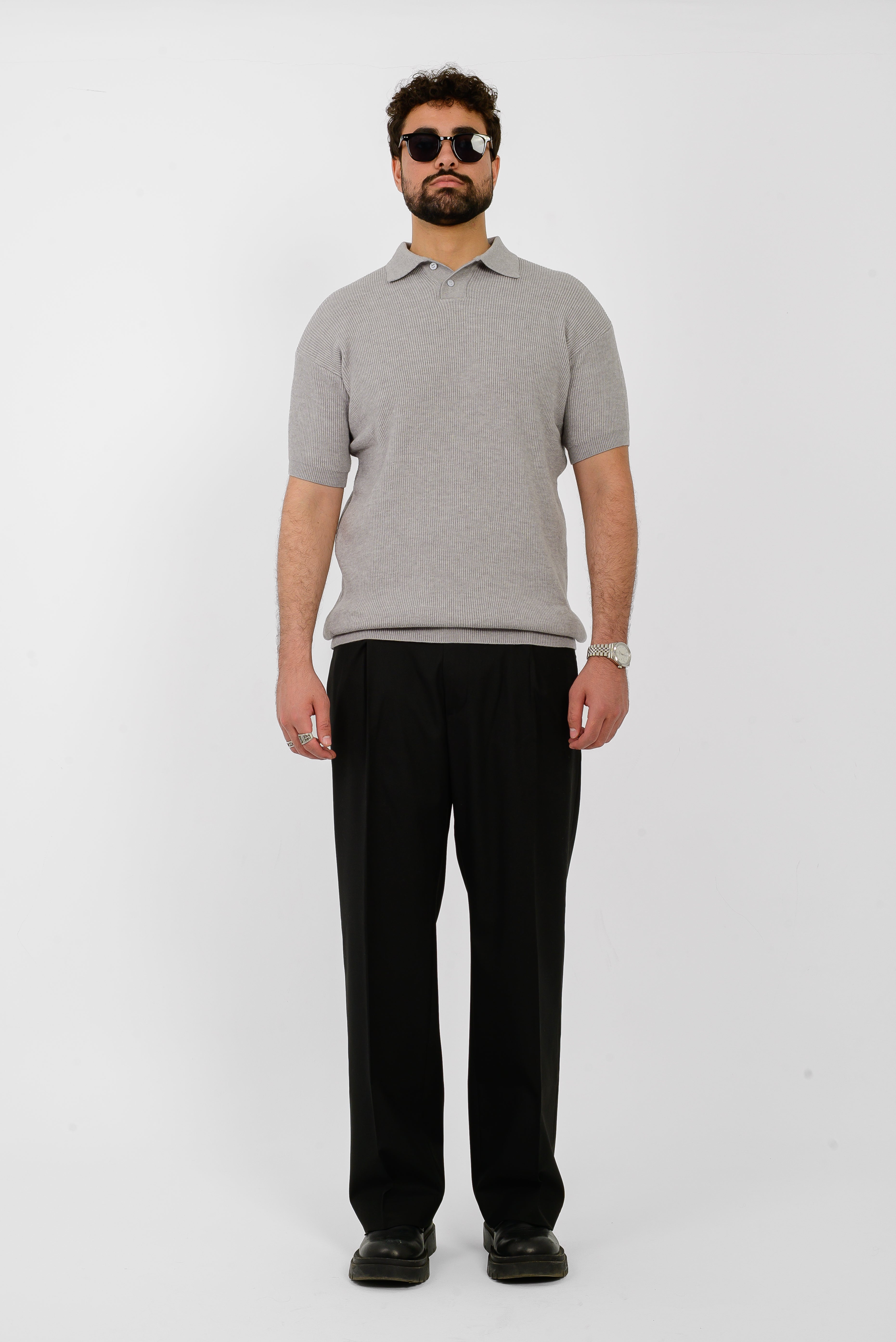 Black Tailored Trousers