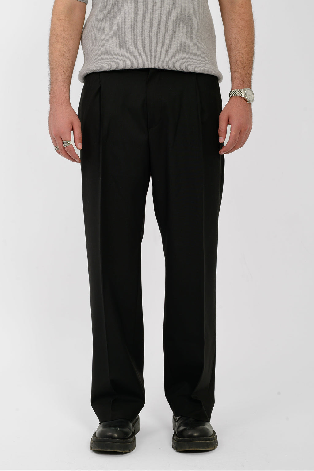 Black Tailored Trousers