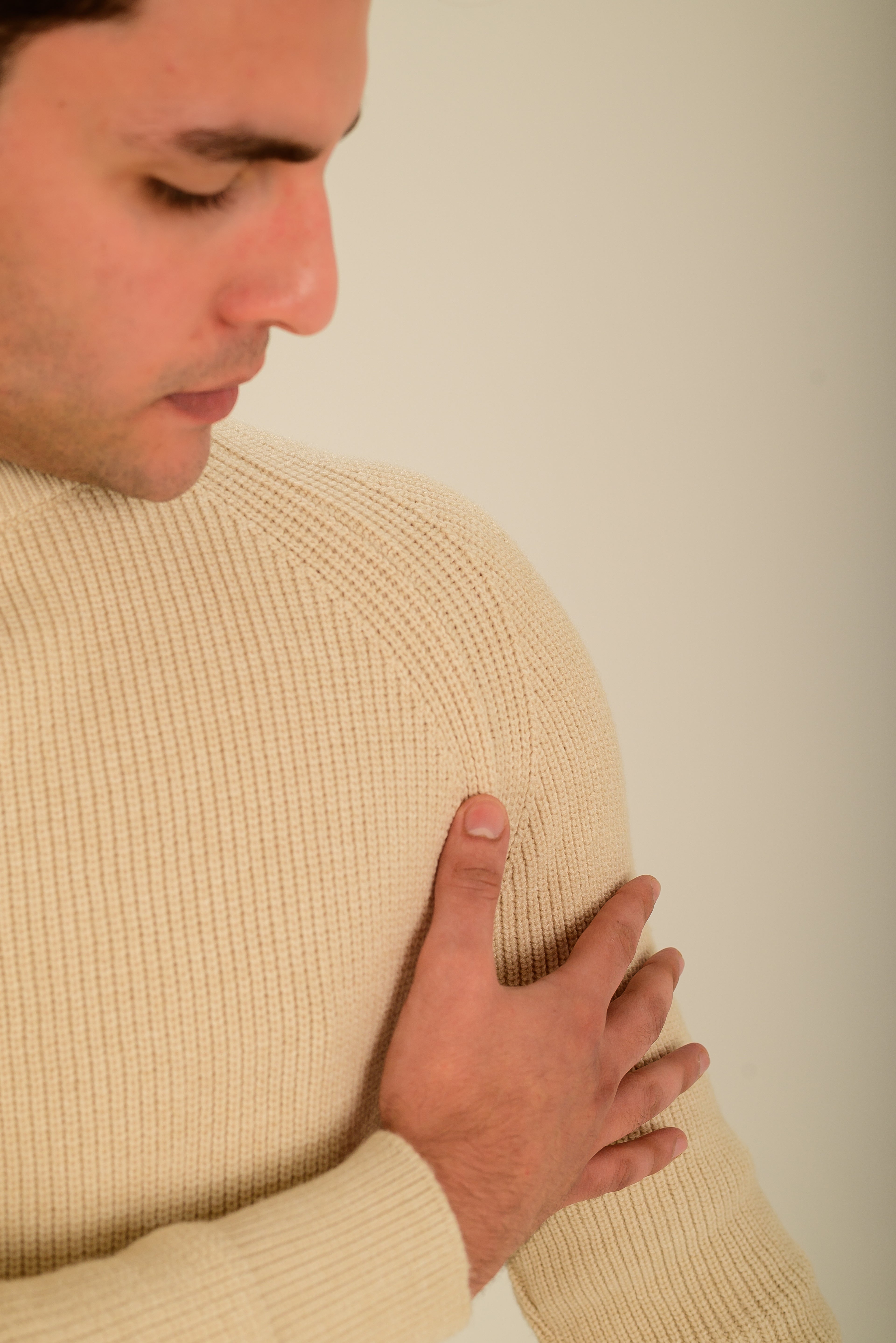 Ribbed Sweater – Beige