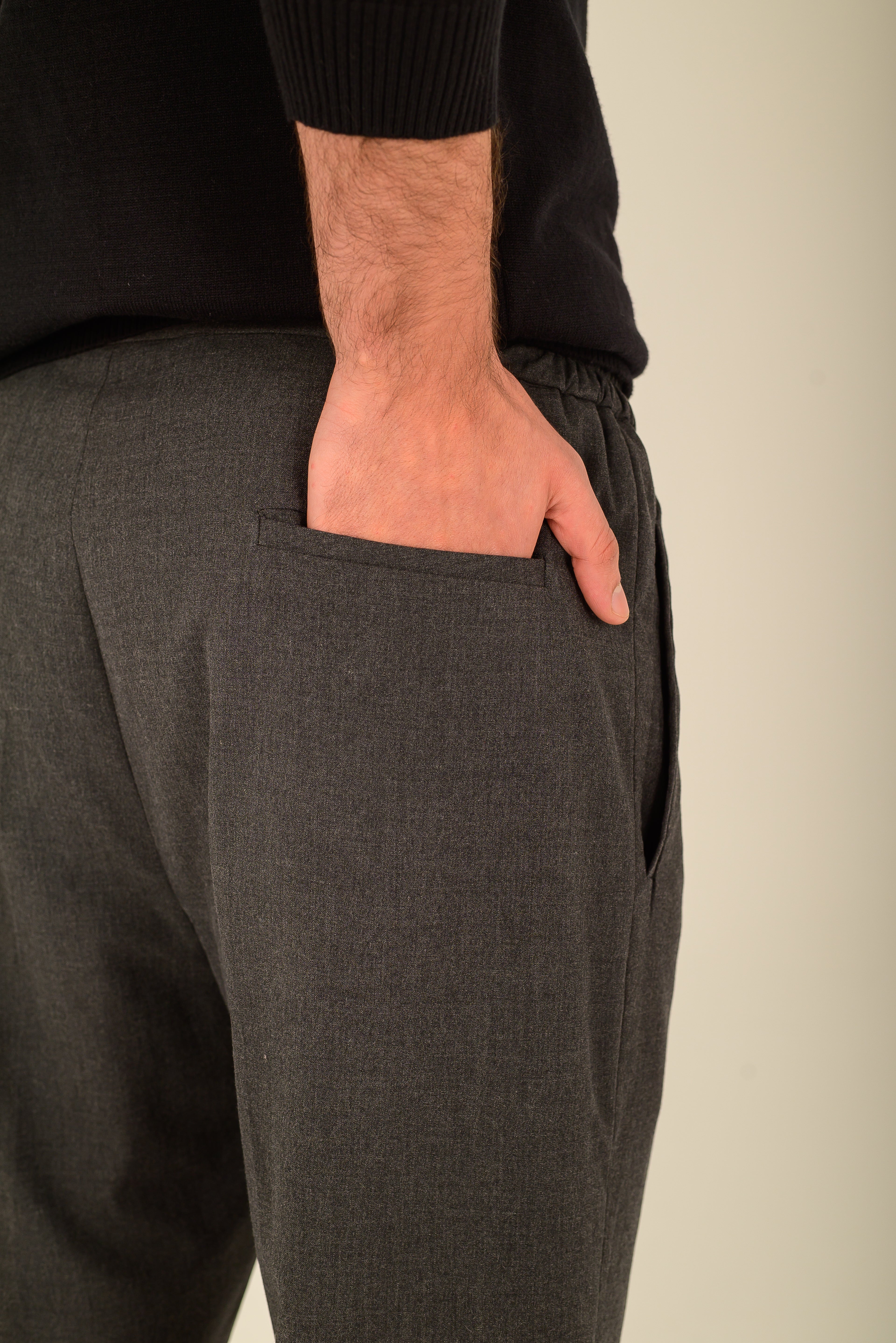 Gray Tailored Trousers