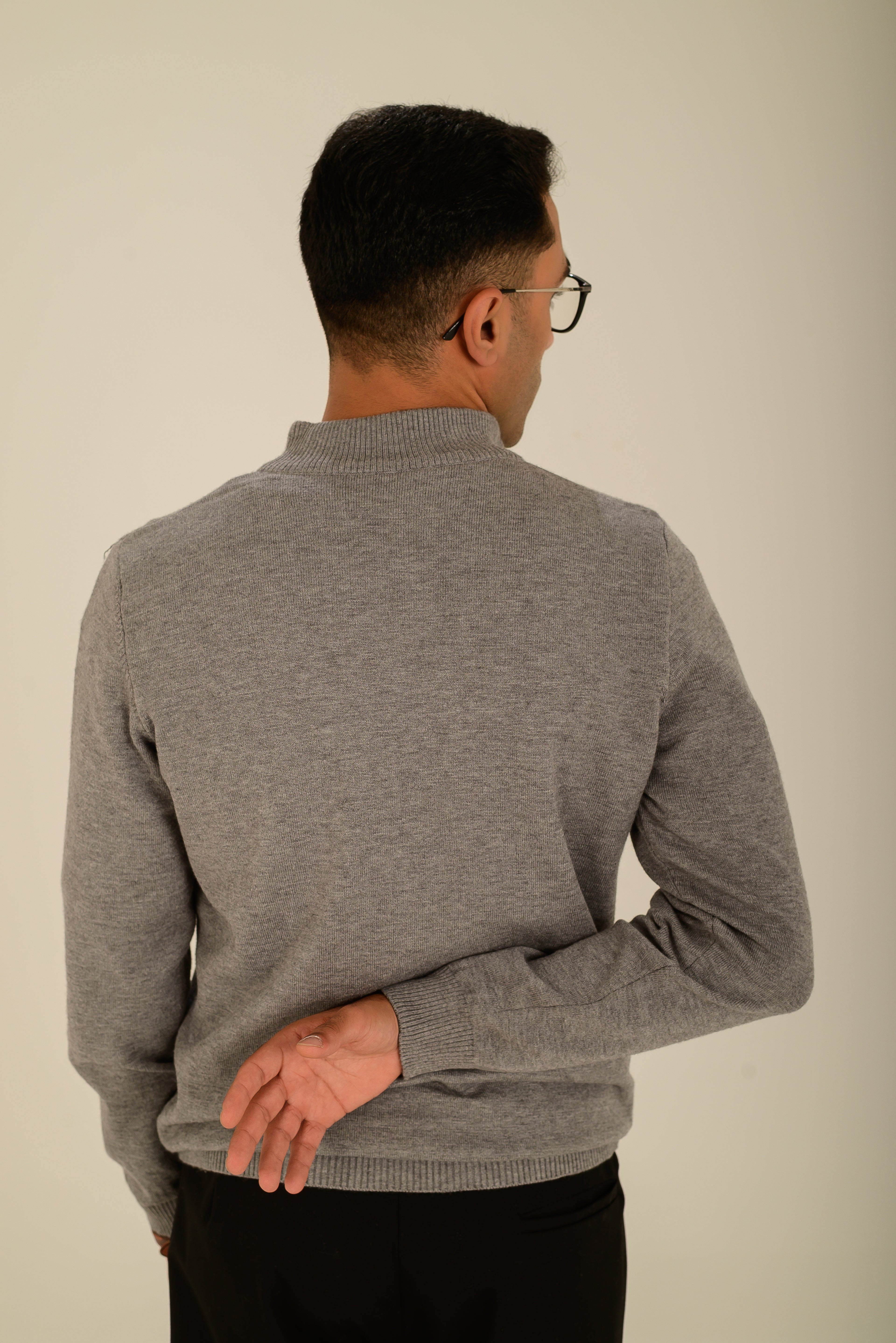 Quarter Half-Zip – Gray