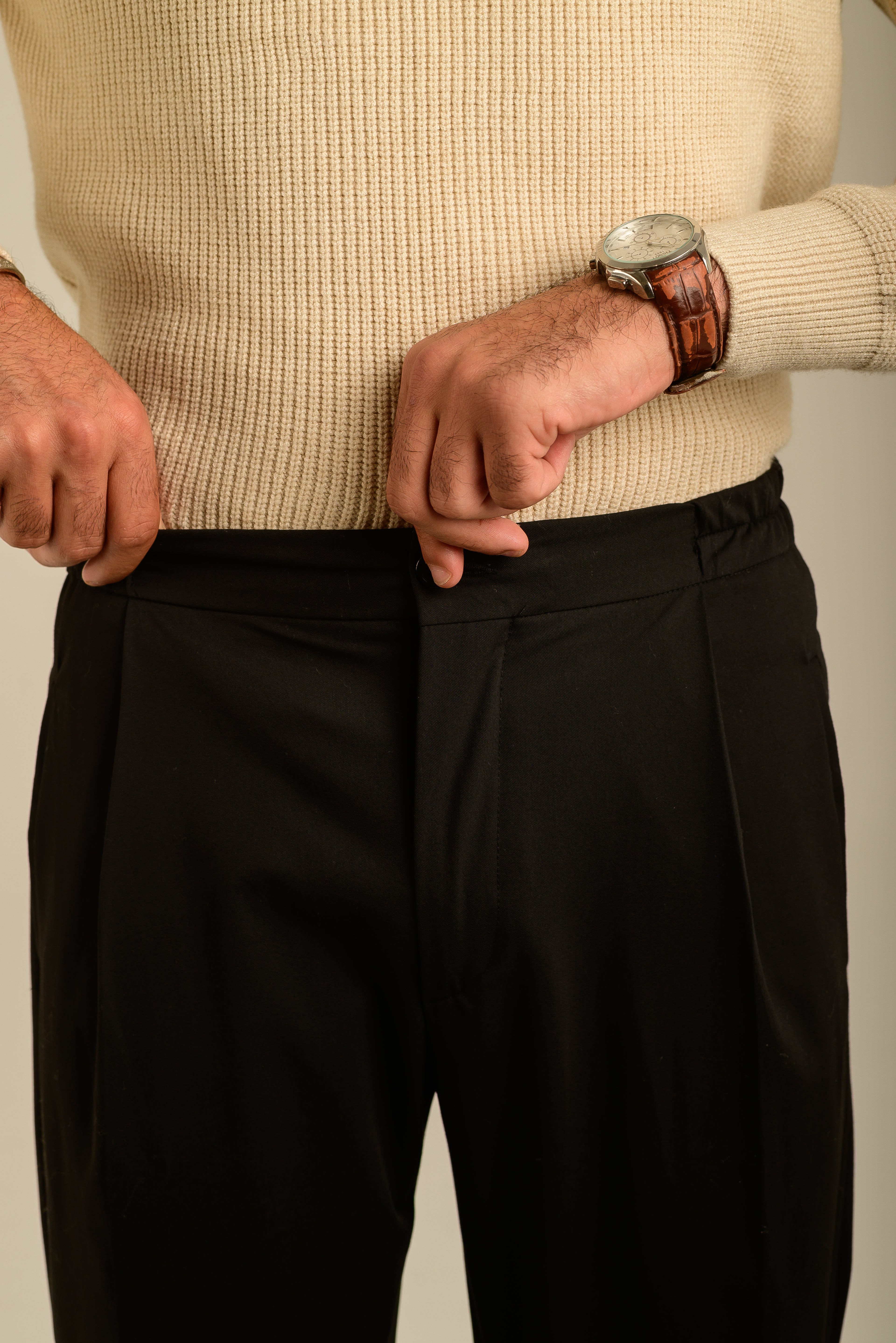 Black Tailored Trousers